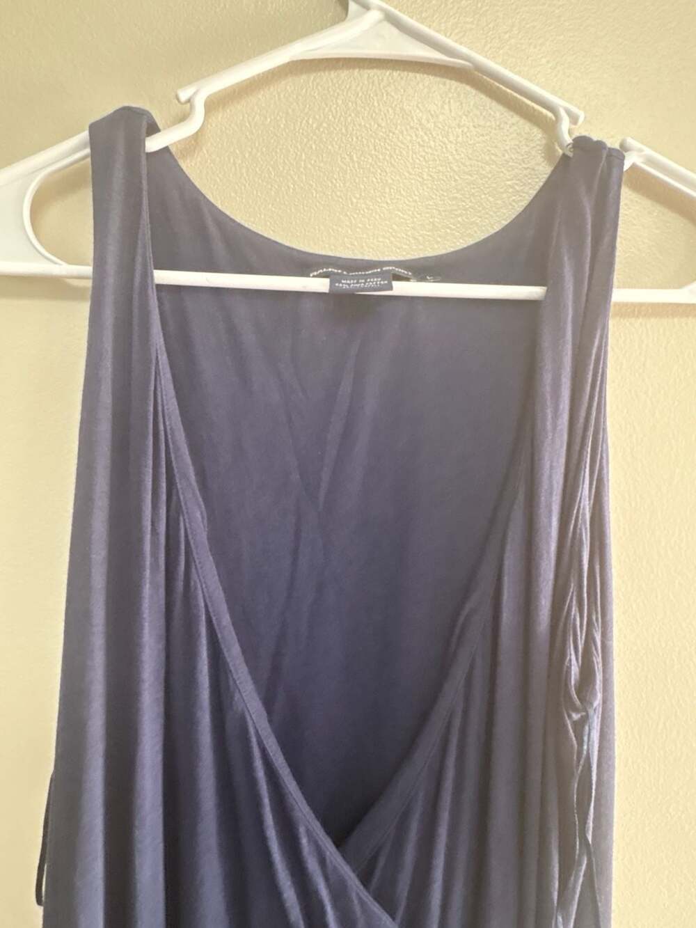 Ralph Lauren Sport Navy Blue Sleeveless Wrap Dress Size L - Picture 5 of 6